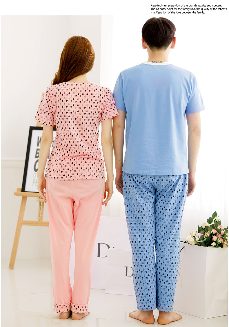 Pyjama mixte en Coton à manche courte - Ref 3004622 Image 23