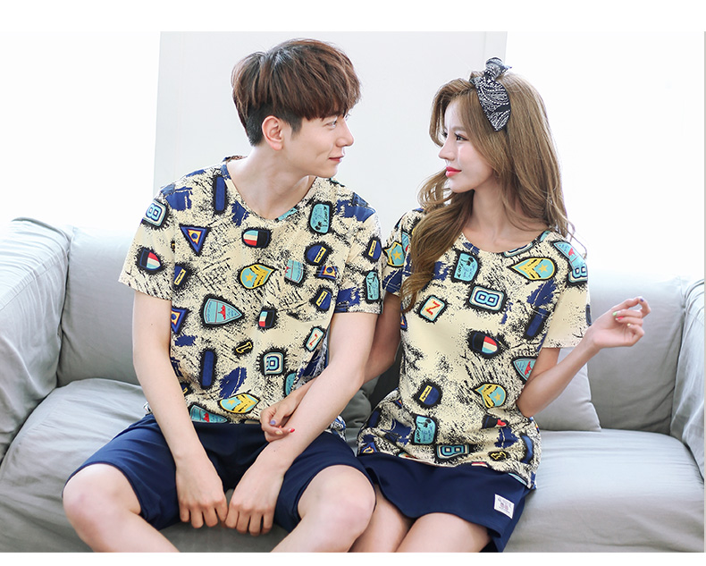 Pyjama mixte en Coton à manche courte - Ref 3004510 Image 18