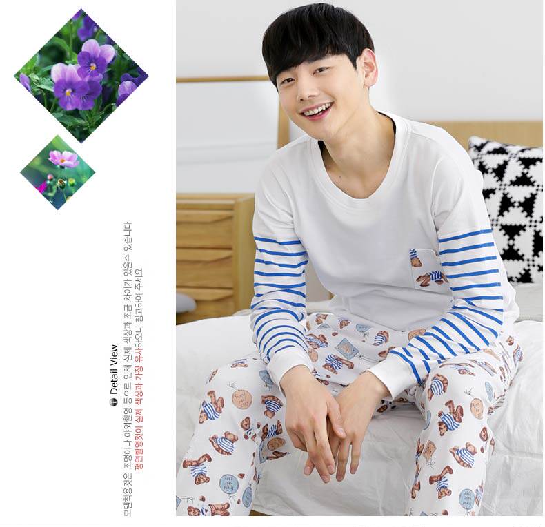 Pyjama mixte en Coton à manches longues - Ref 3004505 Image 15