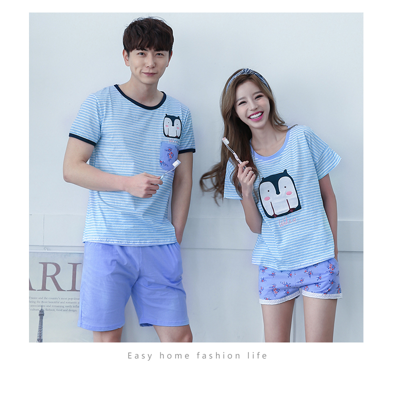 Pyjama mixte en Coton à manche courte - Ref 3004493 Image 12