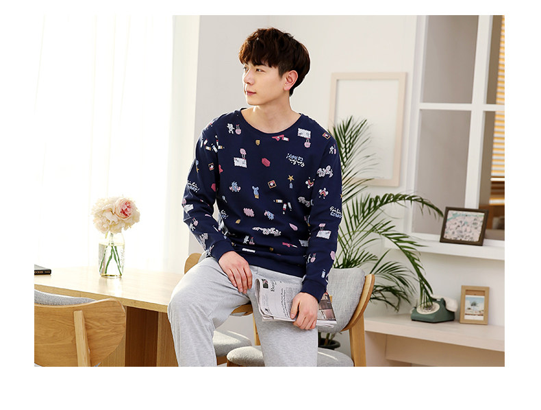 Pyjama mixte en Coton à manches longues - Ref 3004492 Image 15