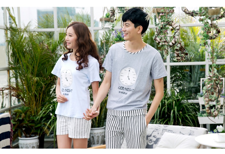 Pyjama mixte en Coton à manche courte - Ref 3004641 Image 16