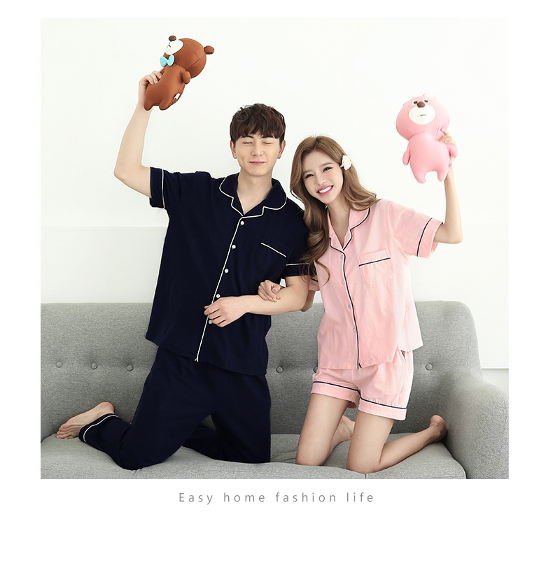 Pyjama mixte en Coton à manche courte - Ref 3004509 Image 12