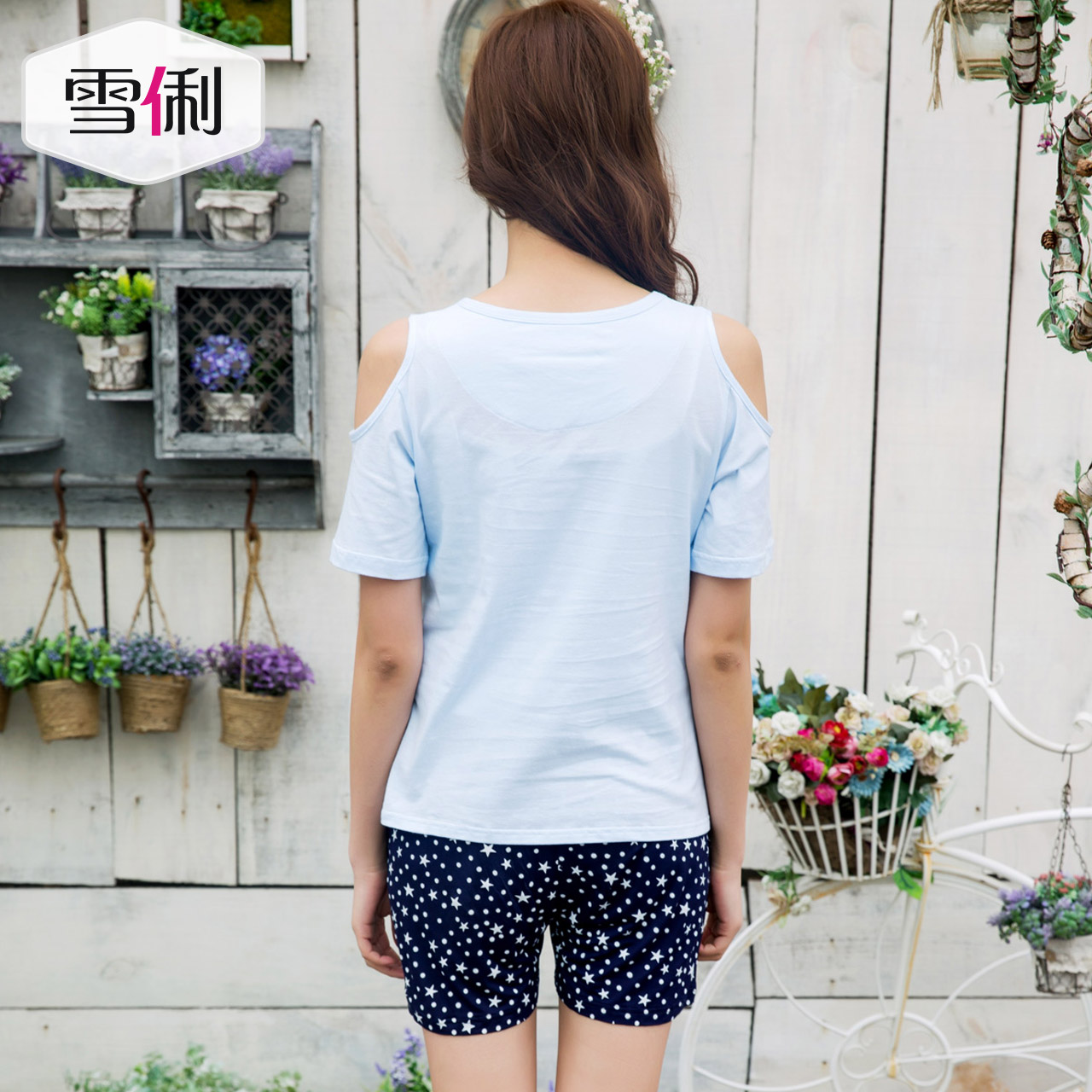 Pyjama mixte en Coton à manche courte - Ref 3004625 Image 3