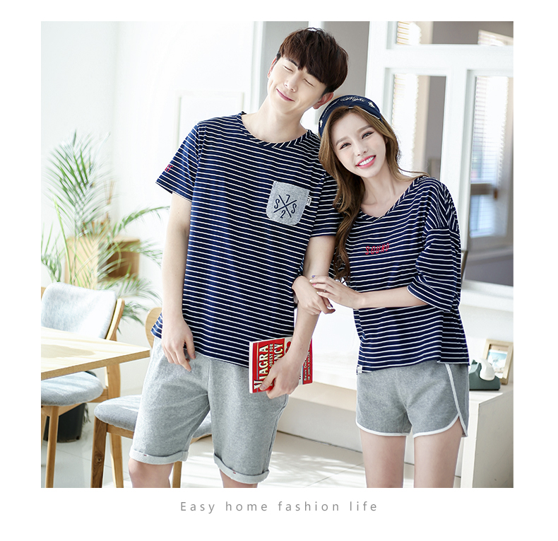 Pyjama mixte en Coton à manche courte - Ref 3004515 Image 12