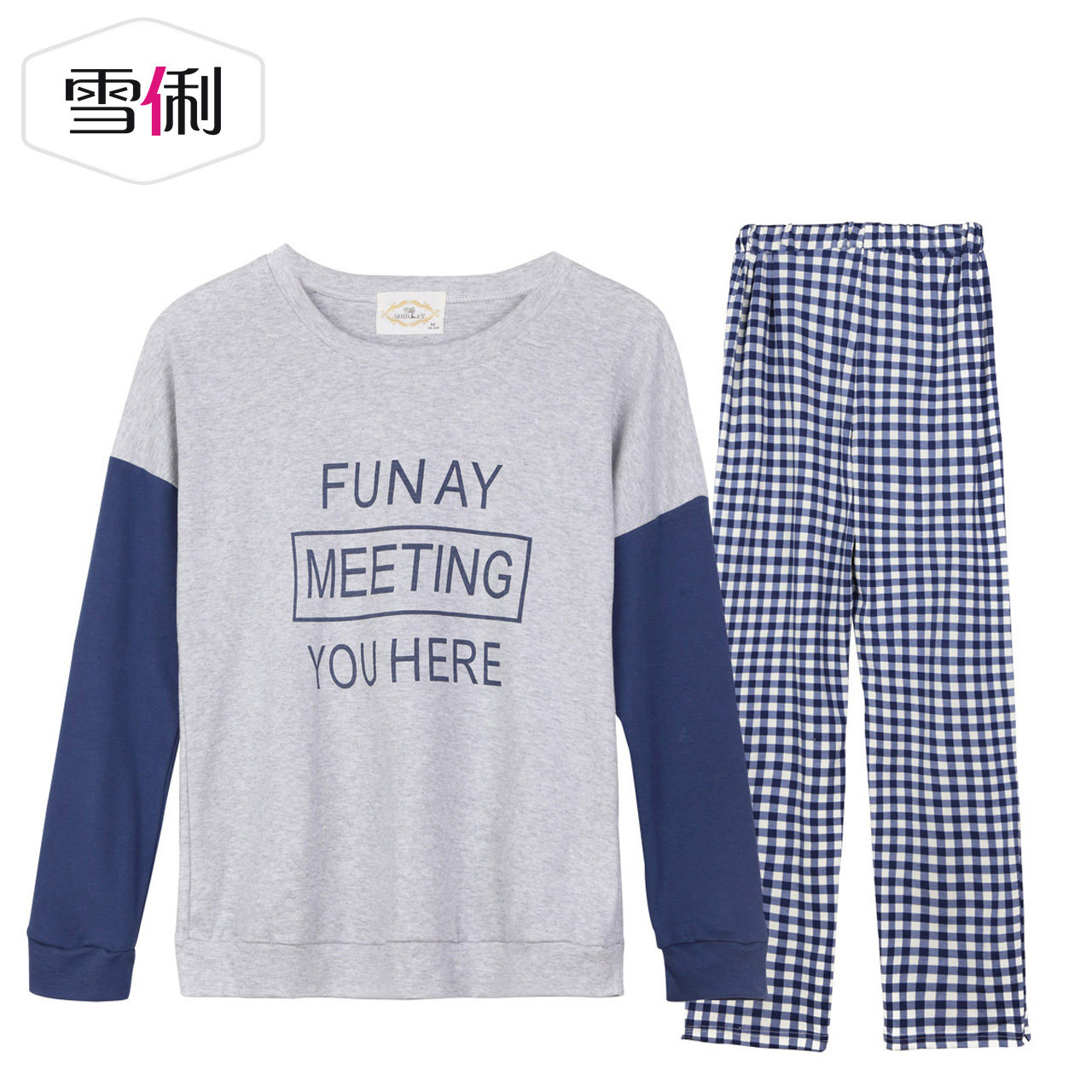 Pyjama mixte en Coton à manches longues - Ref 3004549 Image 3