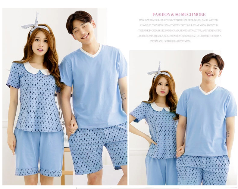 Pyjama mixte en Coton à manche courte - Ref 3004622 Image 14