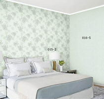 South Korea wallpaper imported big roll corn starch plant environmental protection American pastoral flower with solid color AB