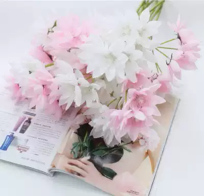 Photo studio Photo simulation lotus wedding photography props flower simulation fake flower silk flower lotus wedding wedding bouquet