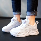 Туфли для мальчиков, белая обувь, детская дышащая спортивная обувь