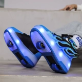 Туфли для мальчиков, детские спортивные двухколесные коньки, обувь, тренд сезона