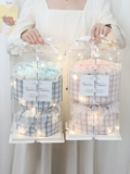 Подарок на день рождения женщины творческий розовый мыльный цветок коробки ящики Отправить подругу подругу женский день церемония