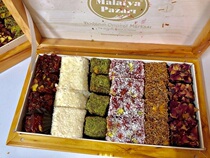 New Turkey imported assorted fudge 500g Fruit sugar Rose Pistachio Sour grapes souvenir gift box