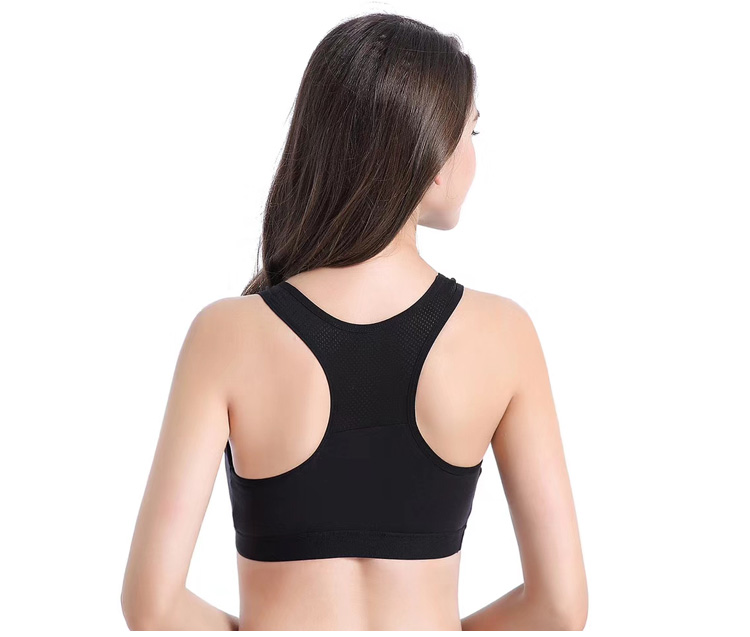 Ricavas mới thể thao yoga đặc biệt vẻ đẹp trở lại vest áo ngực áo ngực đồ lót tinh khiết bông thở không tròn thoải mái