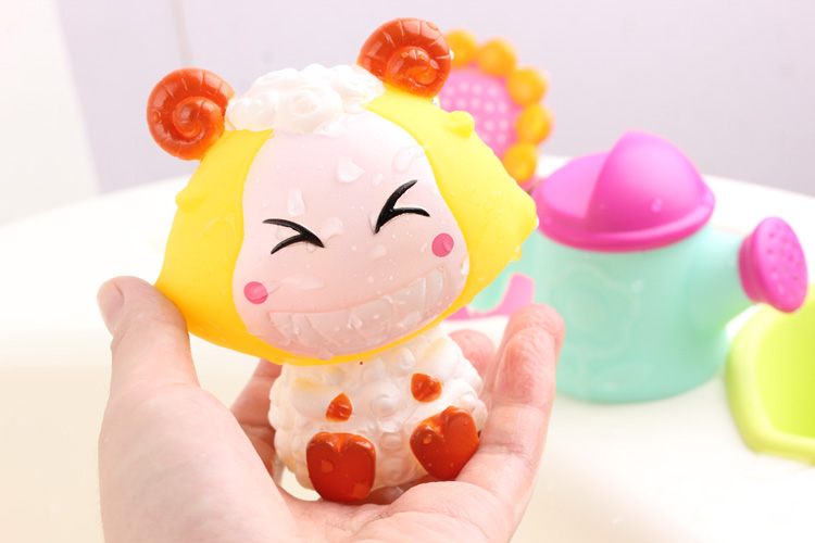 Trẻ em bé sơ sinh tắm đồ chơi nhỏ màu vàng vịt hồ bơi chơi nước xe phun nước tắm pinch bể bơi phao to nhất