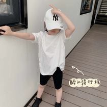 Drunk riding pants ~ girls five points leggings children cotton safety shorts summer thin pants