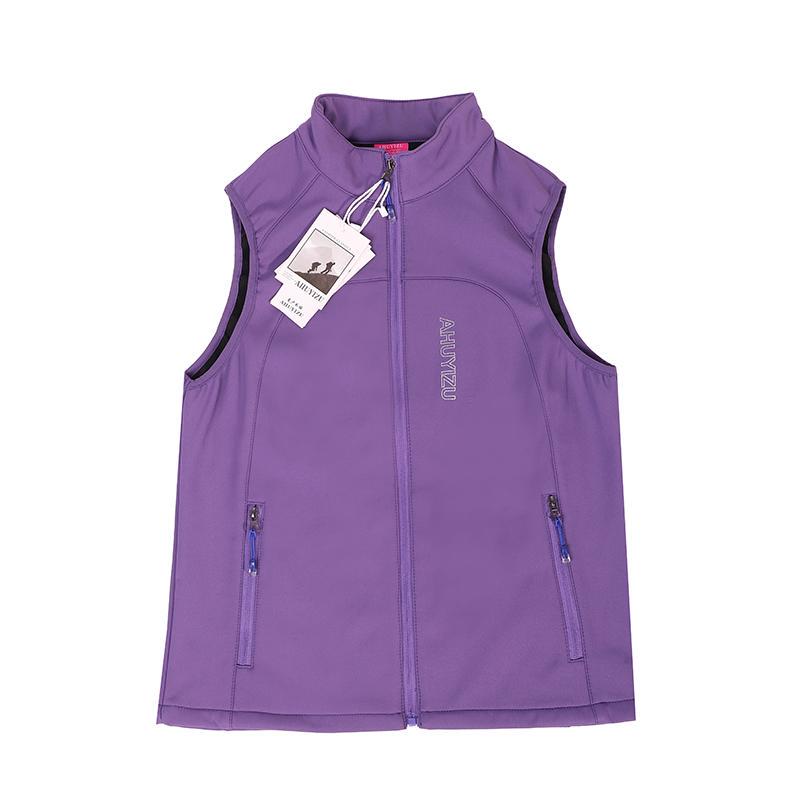 Autumn and Winter Outdoor Sports Warm Vest, Fleece-Lined Soft Shell Jacket, Windproof Vest, Running and Mountaineering Vest, Women's Style