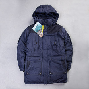 Street long down jacket, plus size, mid-length, increased thickness