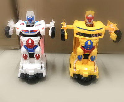 Lantern lantern portable lantern electric light-emitting toy children's lantern automatic deformation robot Transformers