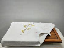 Tea set dust cloth tea tray dust cloth rectangular tea table cover cloth cup notebook computer universal cover towel hand-painted