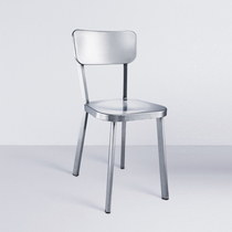 Metal dining chair aluminum alloy chair ins Net red chair fashion back chair Nordic home iron chair stainless steel chair