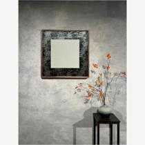 Calligraphy and painting frame free of mounting hard card bucket square dark night starry sky picture frame 7-8 minutes cooked rice paper painting core