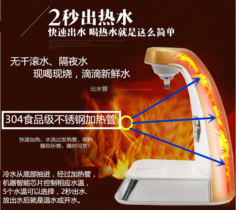 máy lọc nước không dùng điện Máy nước nóng ngay lập tức máy tính để bàn tự động bơm nước máy nhỏ tốc độ nhỏ trà nóng máy đường ống máy - Nước quả máy lọc nước aqua có tốt không