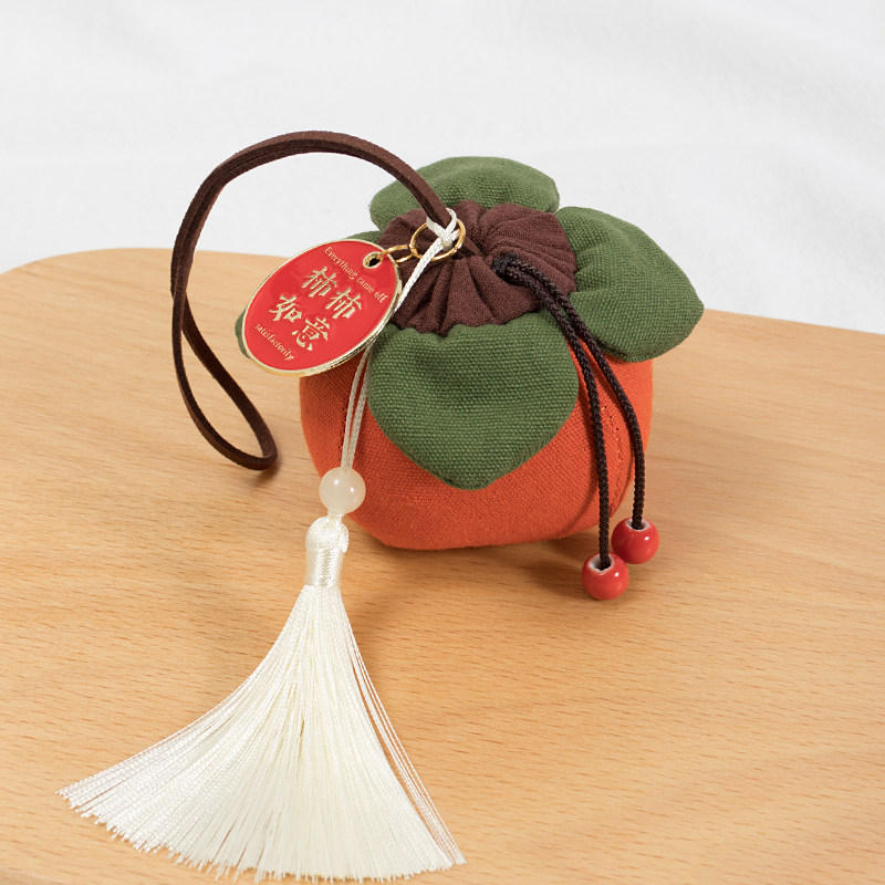 End-of-the-afternoon persimmon aromas bag diy finished fragrant bag thing with all the best of luck with mosquito repellent sweet-scented osmanthus pocketbook-Taobao
