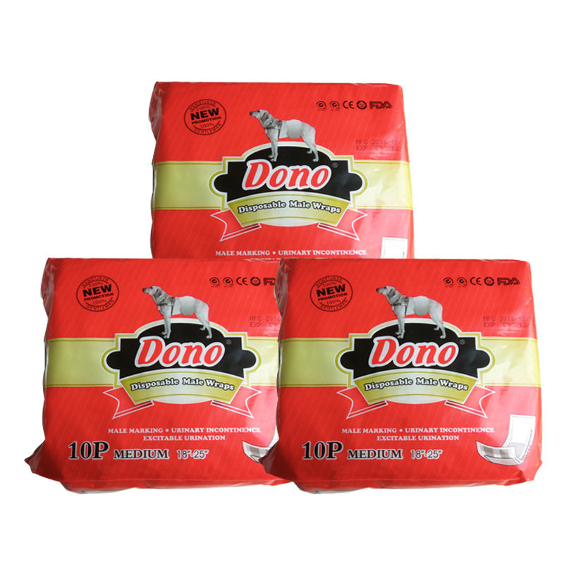DONO pet physiological pants dog diaper diaper male dog disposable diaper courtesy belt