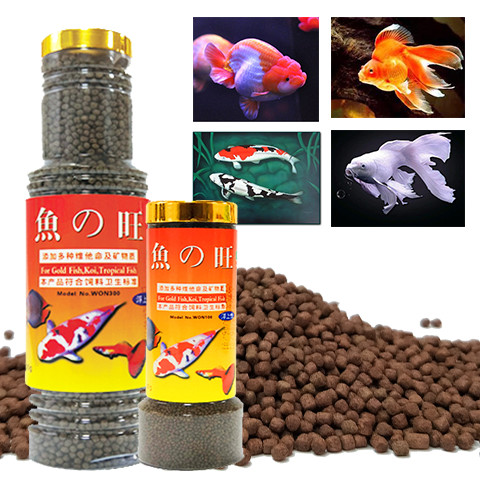 Feed fishfish feed small particles of fishfish goldfish koi fish freshwater floating tropical fishfish food high protein