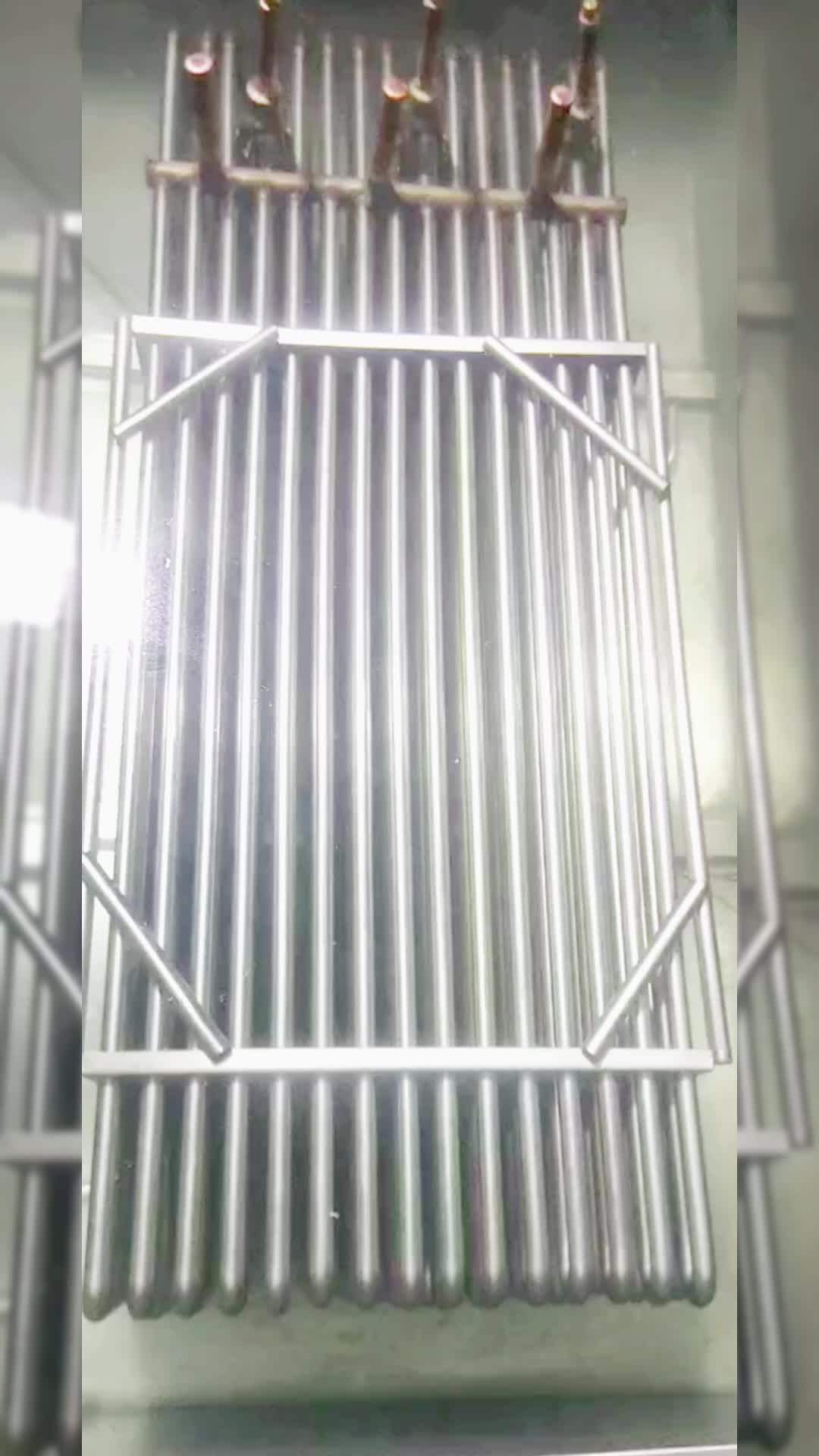 Copper Tube Aluminum Fin Water Cooled Condenser Coil Refrigeration