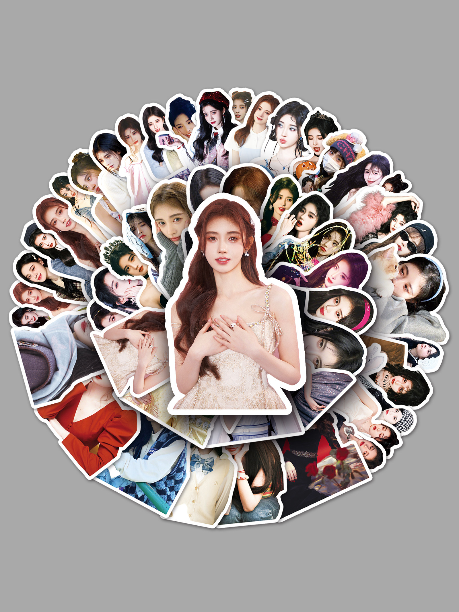 Ju Jingyi celebrity peripheral ledger material stickers