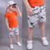 Bé trai quần short mùa hè 2019 quần âu mới mất quần childrens quần bảy điểm mens trẻ trung và lớn quần cotton tinh khiết Hàn Quốc phiên bản. 