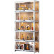 ຕູ້ເກັບມ້ຽນກ່ອງຕາບອດ Bubble Mart doll display rack transparent Lego model light luxury figure ຕູ້ doll ປ້ອງກັນຂີ້ຝຸ່ນ