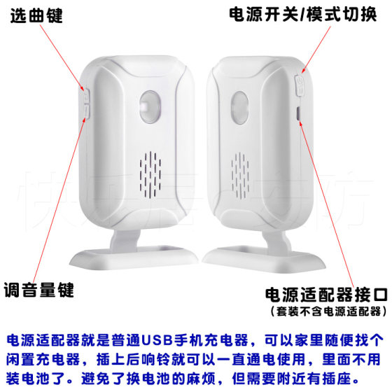 When the door is opened, it will prompt the freezer and refrigerator. It will not falsely alarm. Door magnetic type door opening sensor. Anti-theft device.