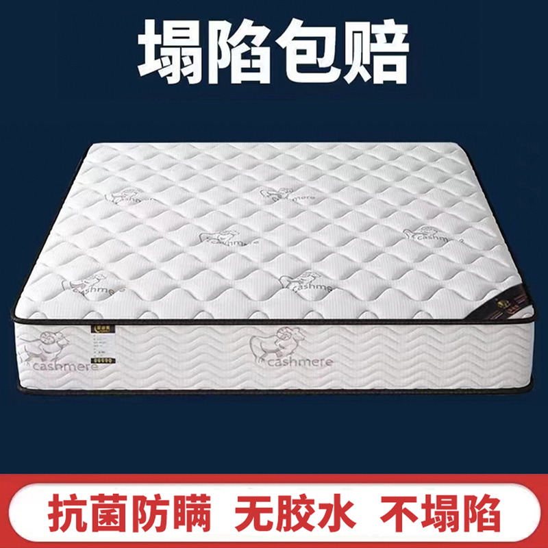Economical Spring Mattress, Top Ten Brands, Dual-Use Soft and Firm, 20cm Thick, Latex and Coconut Palm, Suitable for Rental Housing, Home Use, and Hotels