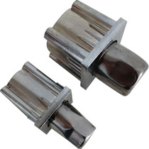 Stainless steel adjustment foot plug Furniture heavy-duty foot cabinet 38 square bullet foot workbench vegetable washing pool leveling foot pad