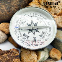 Ostel super large diameter 77MM high-precision disc aluminum alloy Chinese outdoor off-road teaching compass pointing north