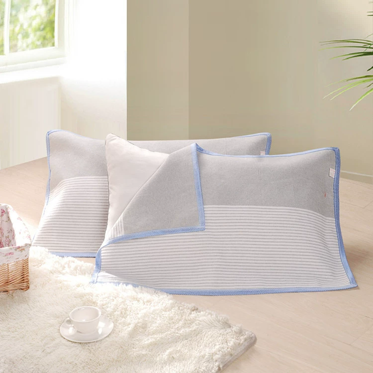 Bông dày cũ vải thô gối khăn bốn mùa vải cotton linen chất liệu cộng với sinh viên đại học gối khăn cặp người lớn vỏ gối đẹp