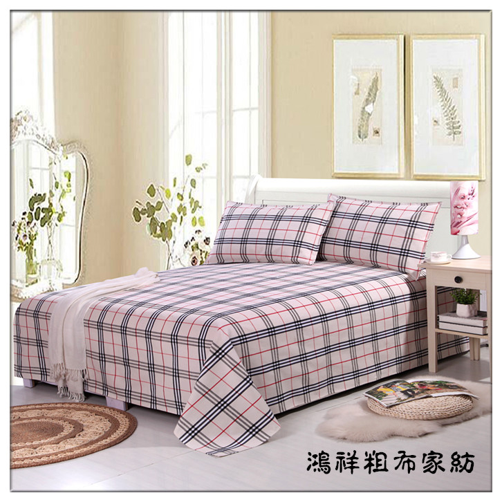 Cũ thô linen linen sheets mảnh duy nhất dày vải cotton ký túc xá sinh viên ba bộ bộ đồ giường gói chế biến