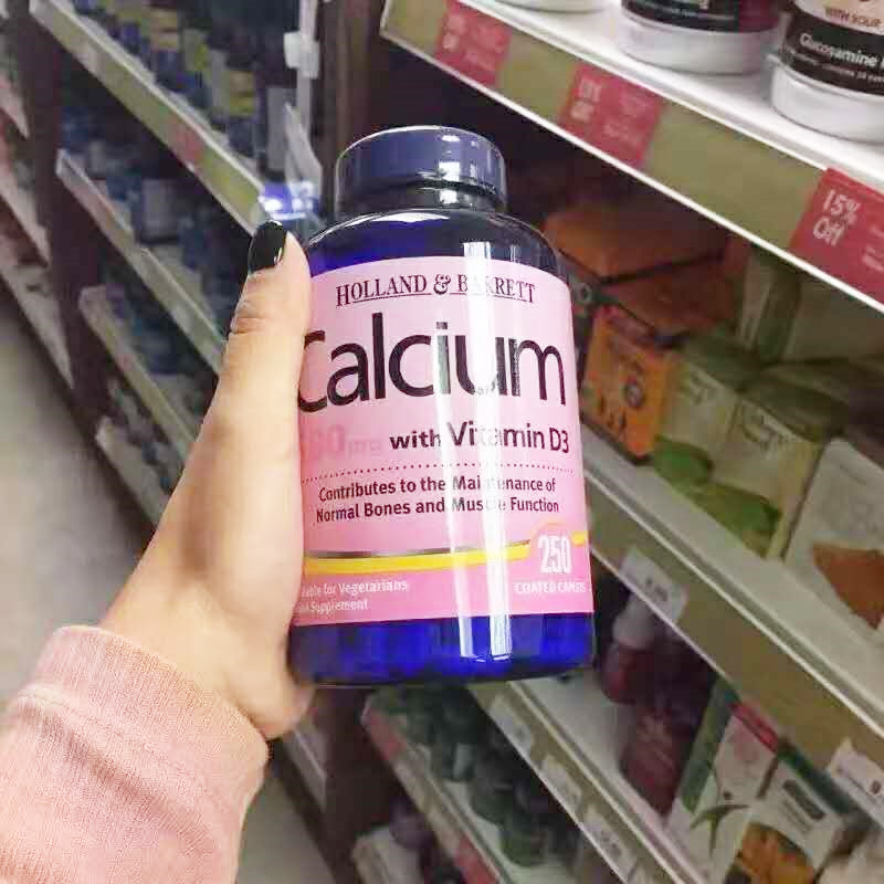 UK HB Horberry Vitamin D Nutrient Tablets Calcium Tablet vitamin Adult Calcium 250 Regrains