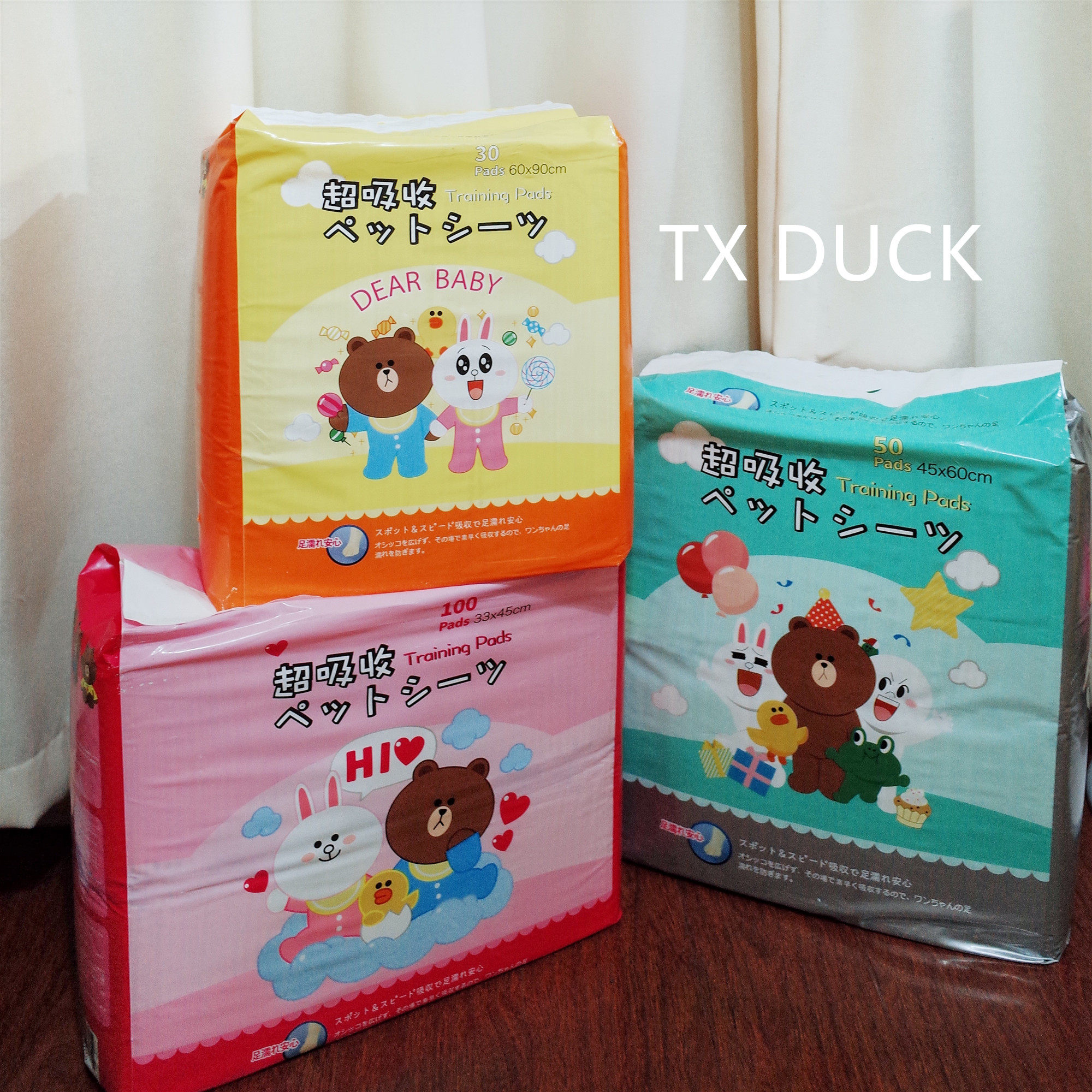 TX DUCK Yan value bursting table Japan Sumitomo Polymer Pets Pet High-quality Line Printed Pet Diaper