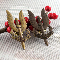 Retro color popular British Air Flight badge fashion collection commemorative badge anti-light brave brooch