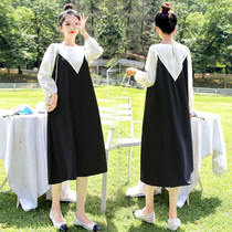 Pregnant womens autumn dress pregnant women dress autumn new suit fashion models 2022 pregnant women dress spring and autumn