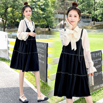 Pregnant women dress autumn 2022 new fashion high - sense autumn pregnant women dress loose coat spring and autumn