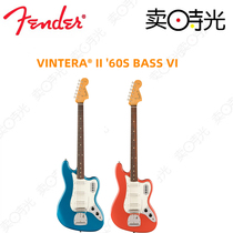 Selling Time Fender Vintera II 60s Bass VI Fender Ink-made 6-string alto electric bass