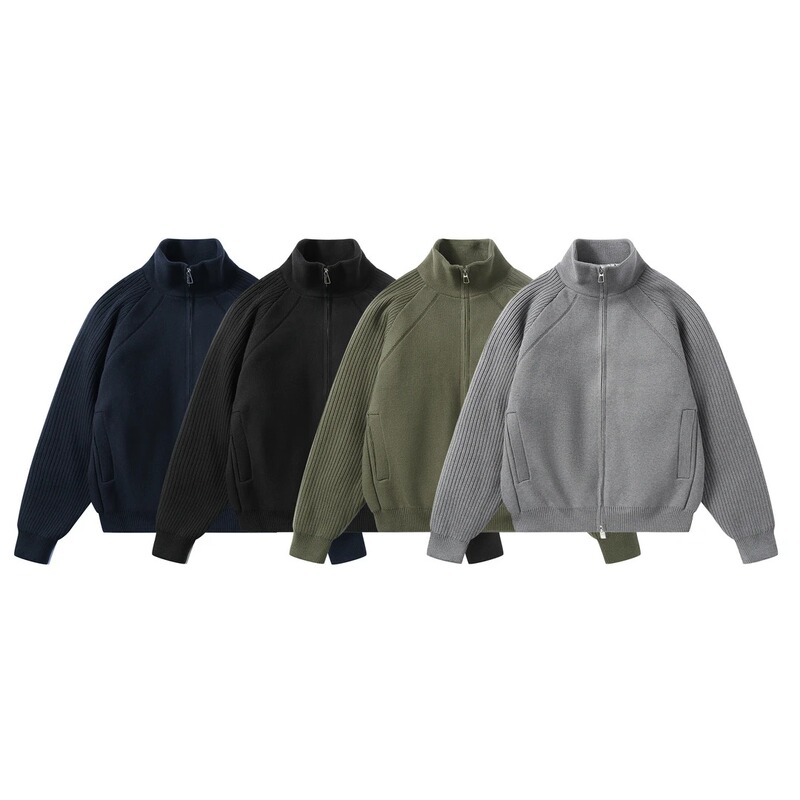 90% White Duck down Men's Casual Thickened Stand Collar Warm Loose Knit Retro Sweater down Jacket for Women 90% White Duck down Men's Casual Thickened Stand Collar Warm Loose Knit Retro Sweater down Jacket for Women