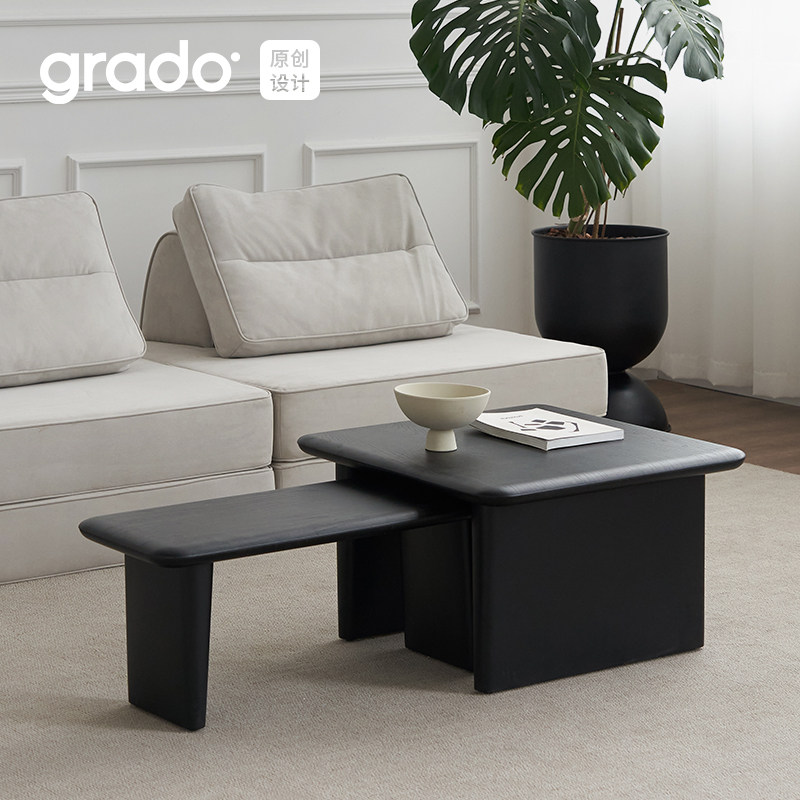 Gedu dorayaki coffee table Nordic small apartment creative designer home corner table living room combination sofa coffee table