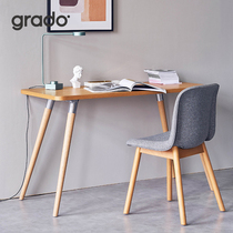 grado table Nordic dining table Study Solid wood modern simple dining room 1 2m1 6m small apartment