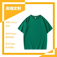 Высококачественный тяжелый чистый хлопок [темно-зеленый] DCA01